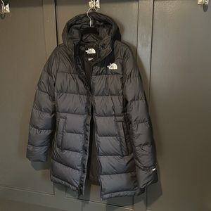 LIKE NEW WOMEN’S NAVY NORTH FACE METROPOLIS PARKA 🥶❄️